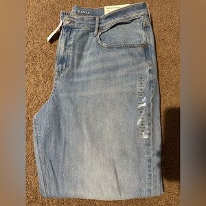 AEO Light Blue Distressed 90’s Bootcut Jeans